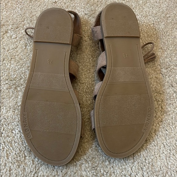 Old Navy Women's Tan Gladiator Lace-Up Sandals - Size 7.5 - Picture 2 of 6